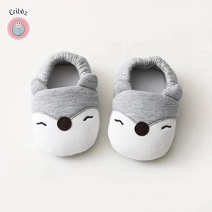 Soft Cartoon Animal Baby Booties for Winter