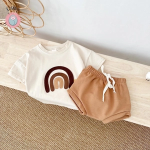 Baby Boys Rainbow Patchwork Clothing Set