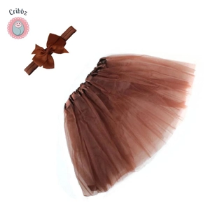 Cute Baby Girls Tutu Skirt and Headband Set