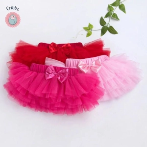 Rainbow Tulle Tutu Bloomers for Baby Girls