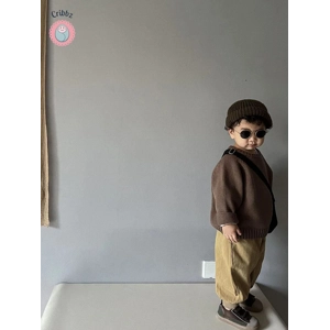 Vintage Cotton Knit Sweater for Kids