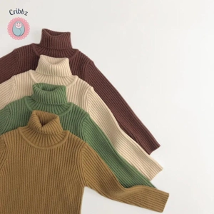 Stylish Turtleneck Knitwear for Kids