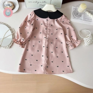 Sweet Peter Pan Collar Dress for Girls