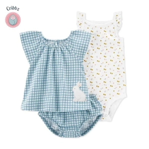 Newborn Summer Girls Clothing Set