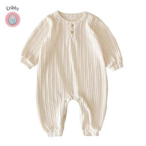 Soft Warm Knitted Baby Girls Romper