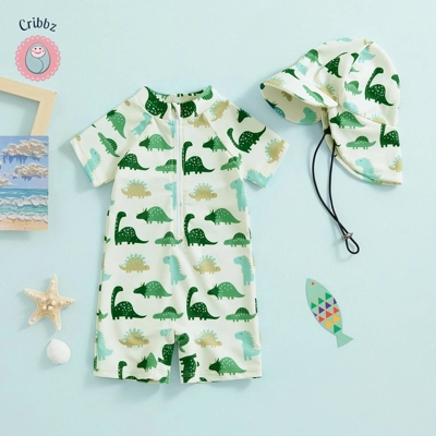 Infant Boys Sun Protection Swimwear Set title=