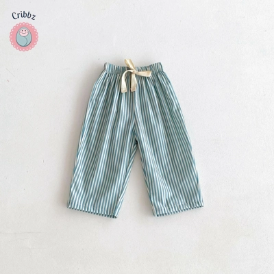 Summer Striped Harem Pants for Babies title=