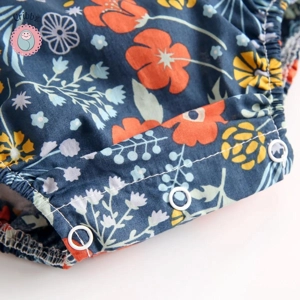 Summer Cotton Baby Girls Romper Set