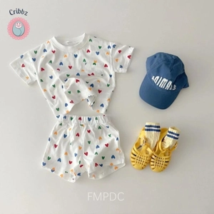 Summer Toddler Polka Dot Outfit Set