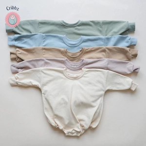 Autumn Cotton Baby Bubble Romper