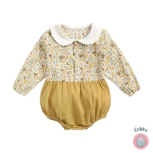 Cute Baby Girls Long Sleeve Bodysuit