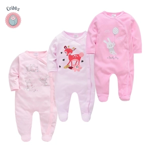 Cotton Baby Jumpsuit Pajamas Set