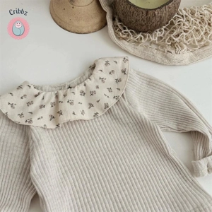 Cute Floral Baby Bottoming Shirt