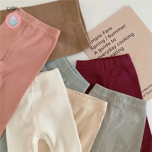 Autumn Striped Cotton Baby Leggings