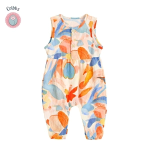 Vintage Baby Girls Casual Romper Suit