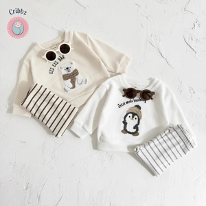 {Autumn Baby Polar Bear Outfit Set
