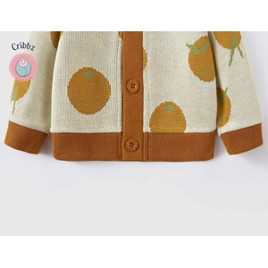 Cute Cartoon Knitting Coat for Infants