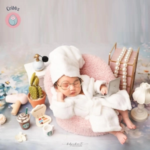 Newborn Photography Outfit Set with Hat