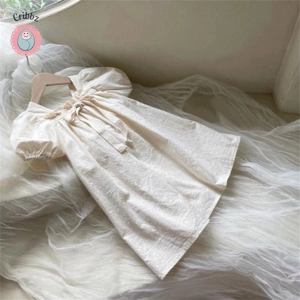 Kids Floral Bow Party Dress