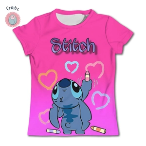 3-4Y Girls Disney Stitch T Shirt