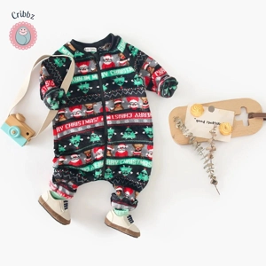 Cute Fleece Winter Baby Romper Jumpsuit