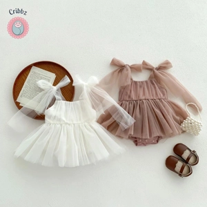 Toddler Princess Lace Polka Dot Romper