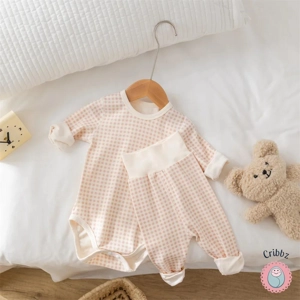 Cribbz Toddler Plaid Bodysuit & Pants Sleep Set