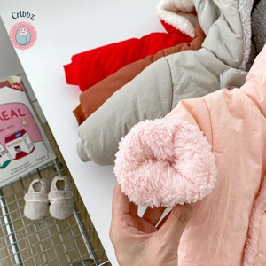 Warm Fleece Lined Hooded Jacket for Kids