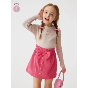 Cribbz Summer Cute Baby Girl Floral Bow Skirt