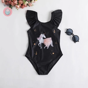 Adorable Toddler Girls Sun Protection Swimsuit