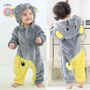 Cozy Hooded Animal Pajamas for Kids
