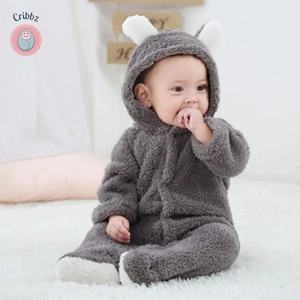 Winter Baby Fleece Romper Jumpsuit