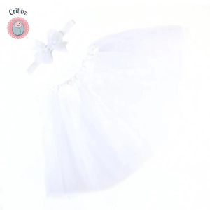 Cute Baby Girls Tutu Skirt and Headband Set