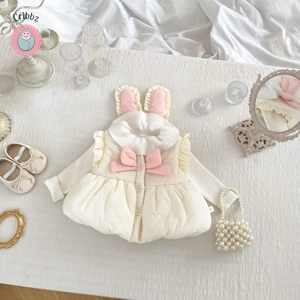 Infant Bunny Ear Sleeveless Warm Vest