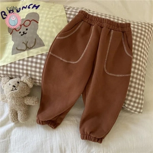 Thick Casual Pants for Kids