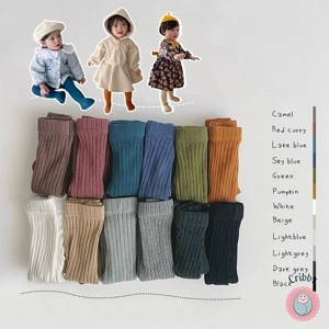 Cotton Knitted Tights for Baby Girls