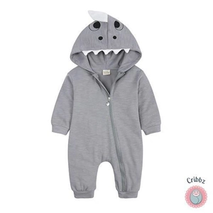 Newborn Bear Hoodie Jumpsuit Outfit