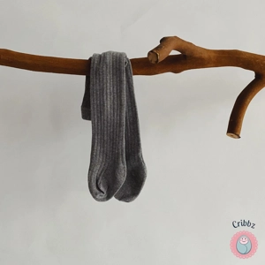 Cotton Knitted Tights for Baby Girls