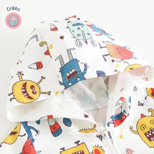 Long Sleeve Hooded Baby Coat