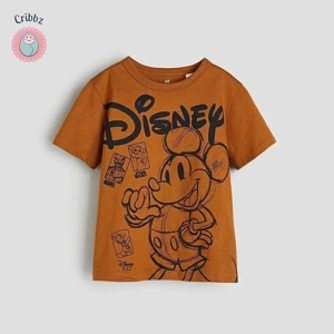 Mickey Cartoon Crewneck T Shirt