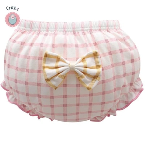 Soft Cotton Bow Girls Toddler Underwear