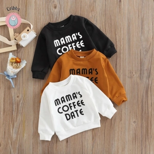 Cute Letter Print Baby Sweatshirt Pullover