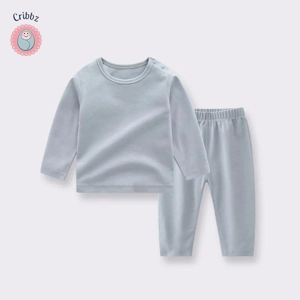 Autumn Winter Baby Thermal Pajama Set
