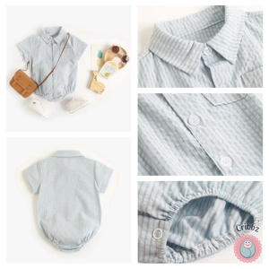 Baby Boys Cotton Plaid Bodysuits