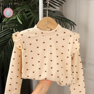 Kids Floral Long Sleeve T-Shirt for Boys and Girls