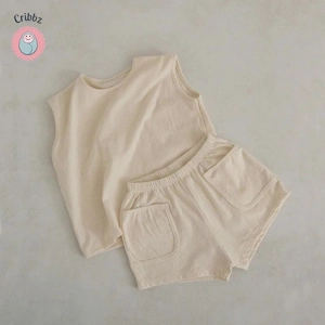 Summer Toddler Boys Tank Top and Shorts Set