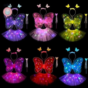 Colorful LED Fairy Princess Costume Set