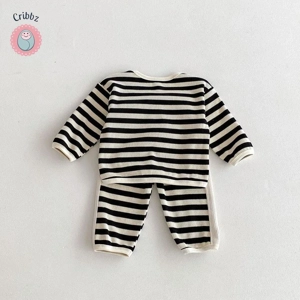 Childrens Cartoon Bear Hoodie and Pants Set