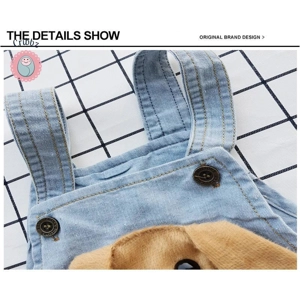 Toddler Summer Denim Jeans Overalls Set