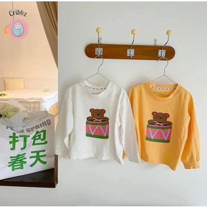 MILANCEL Spring Kids Cartoon Hoodie - O Neck